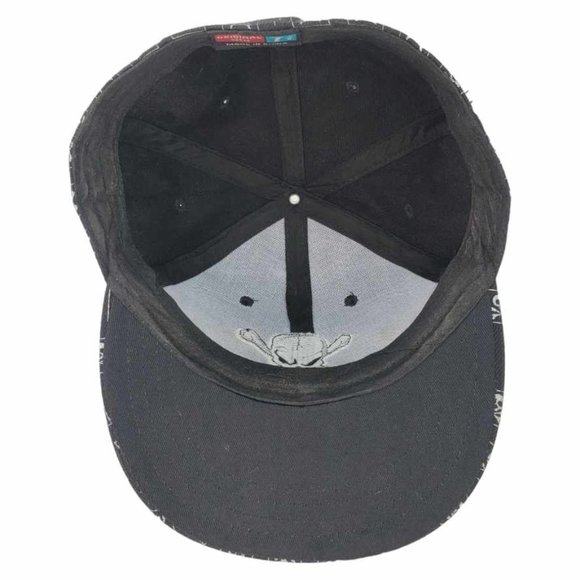 Haina Skull Hat 7 1/8 - Black, White - Picture 9 of 9
